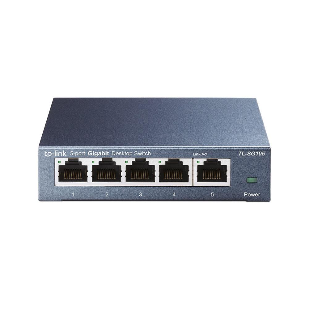TP-Link TL-SG105 5 Ports Ethernet Switch - Gigabit Ethernet - 10/100/1000Base-T