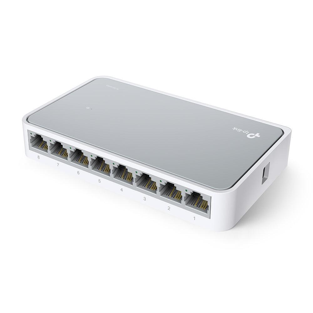 TP-Link TL-SF1008D 8 Ports Ethernet Switch - Fast Ethernet - 10/100Base-TX
