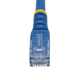 StarTech 1ft CAT6 Ethernet Cable - Blue Molded Gigabit - 100W PoE UTP 250Mhz - Category 6 Patch Cord UL Certified Wiring/TIA