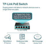 TP-Link TL-SG105PE 5 Ports Ethernet Switch - Gigabit Ethernet - 10/100/1000Base-T