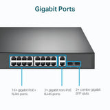 TP-Link JetStream TL-SG1218MP 16 Ports Ethernet Switch