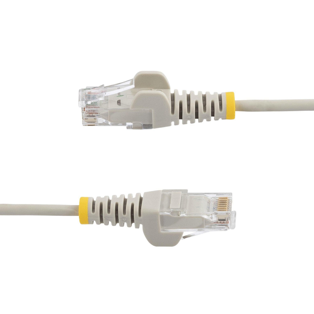 StarTech.com 1 m CAT6 Cable - Slim CAT6 Patch Cord - Grey - Snagless RJ45 Connectors - Gigabit Ethernet Cable - 28 AWG (N6PAT100CMGRS)