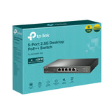 TP-Link TL-SG105PP-M2 5.0 Ports Ethernet Switch - 2.5 Gigabit Ethernet - 2.5GBase-T