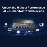 TP-Link TL-SG108-M2 8 Ports Ethernet Switch - 2.5 Gigabit Ethernet - 2.5GBase-T