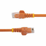 StarTech 3m CAT6 Ethernet Cable - Orange Snagless Gigabit - 100W PoE UTP 250Mhz Category 6 Patch Cord UL Certified Wiring/TIA