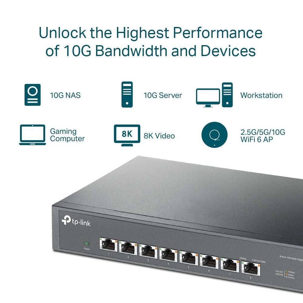 TP-Link TL-SX1008 8 Ports Ethernet Switch