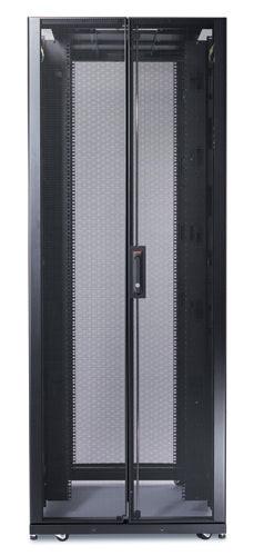 APC by Schneider Electric NetShelter SX 42U Floor Standing Enclosed Cabinet Rack Cabinet for Blade Server - 482.60 mm Rack Width - Black - TAA Compliant