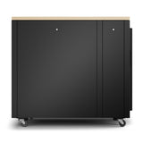 APC by Schneider Electric NetShelter 17U Enclosed Cabinet Rack Cabinet for Server - 482.60 mm Rack Width - Maple