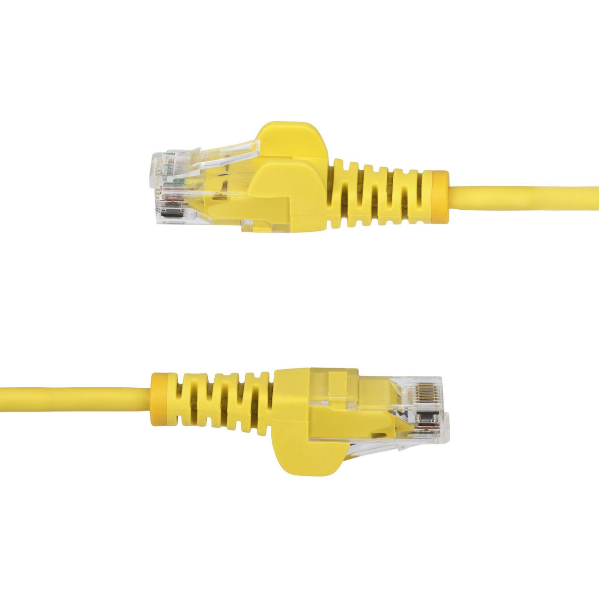StarTech 50cm Yellow Slim CAT6 Ethernet Cable, Snagless RJ45, UTP, LSZH, 28AWG Pure Bare Copper, Slim Network Patch Cord
