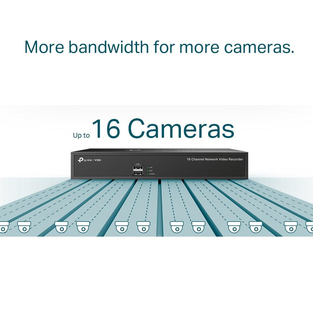VIGI VIGI NVR1016H 16 Channel Wired Video Surveillance Station