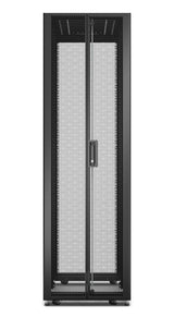 APC by Schneider Electric Easy Rack 42U Floor Standing Enclosed Cabinet Rack Cabinet - 482.60 mm Rack Width x 641.40 mm Rack Depth - Black