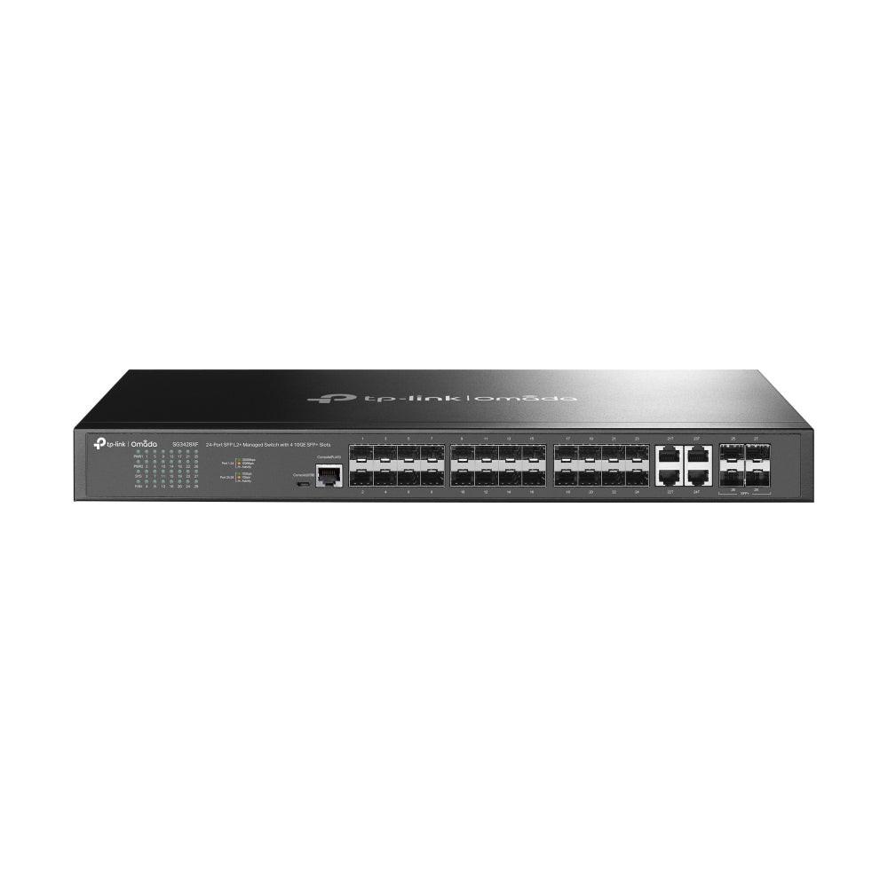 Omada JetStream SG3428XF 4 Ports Manageable Ethernet Switch - Gigabit Ethernet, 10 Gigabit Ethernet - 10GBase-X, 10/100/1000Base-T