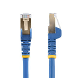 StarTech.com 0.50m CAT6a Ethernet Cable - 10 Gigabit Category 6a Shielded Snagless 100W PoE Patch Cord - 10Gb Blue UL Certified Wiring/TIA