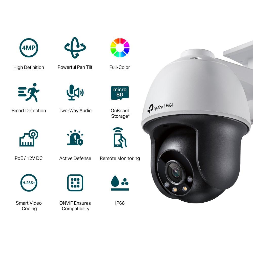 VIGI C540 4 Megapixel Outdoor Network Camera - Colour - Dome - White