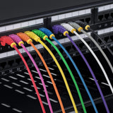 StarTech 1.5m Yellow Slim CAT6 Ethernet Cable, Snagless RJ45, UTP, LSZH, 28AWG Pure Bare Copper, Slim Network Patch Cord