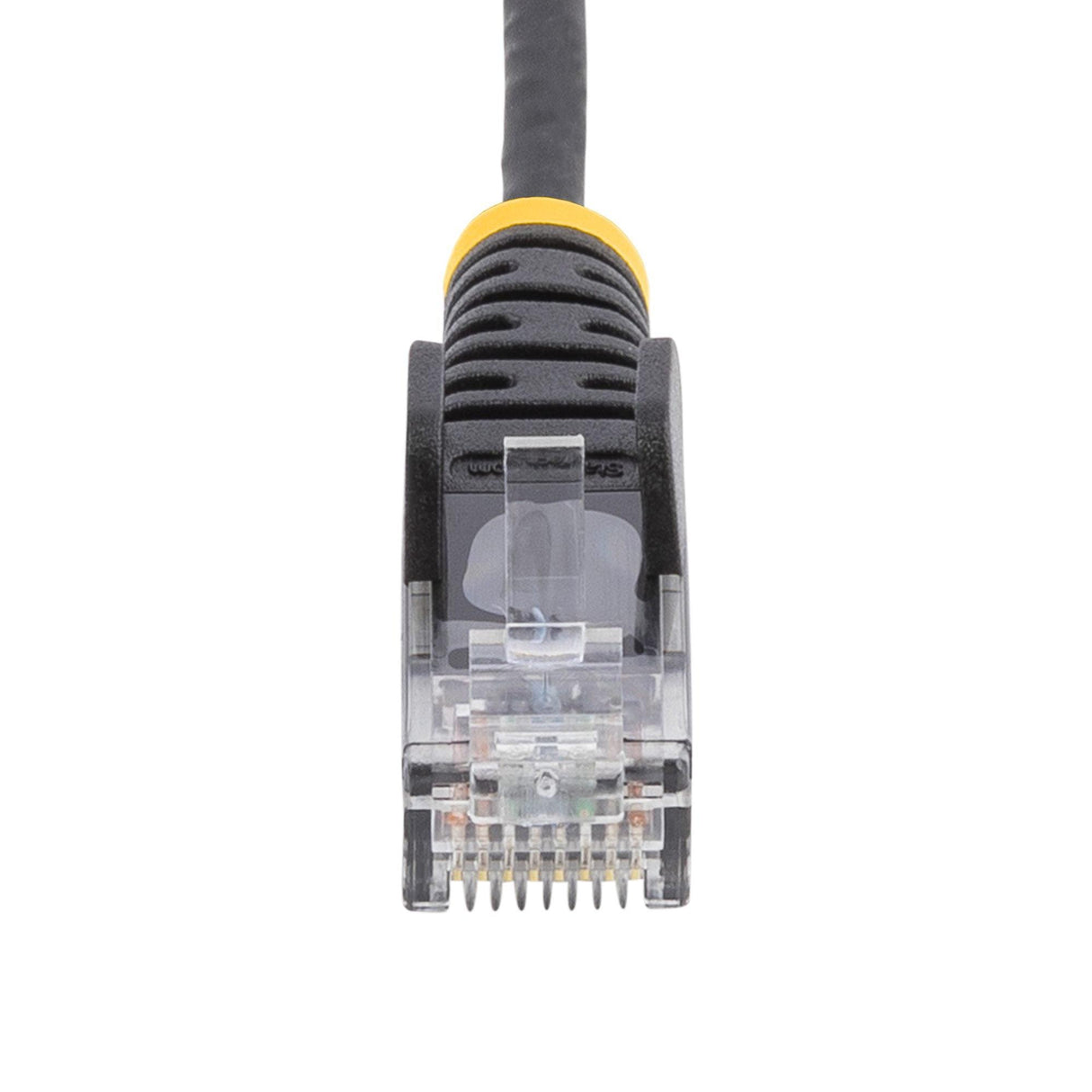 StarTech 10m Black Slim CAT6 Ethernet Cable, Snagless RJ45, UTP, LSZH, 28AWG Pure Bare Copper, Slim Network Patch Cord