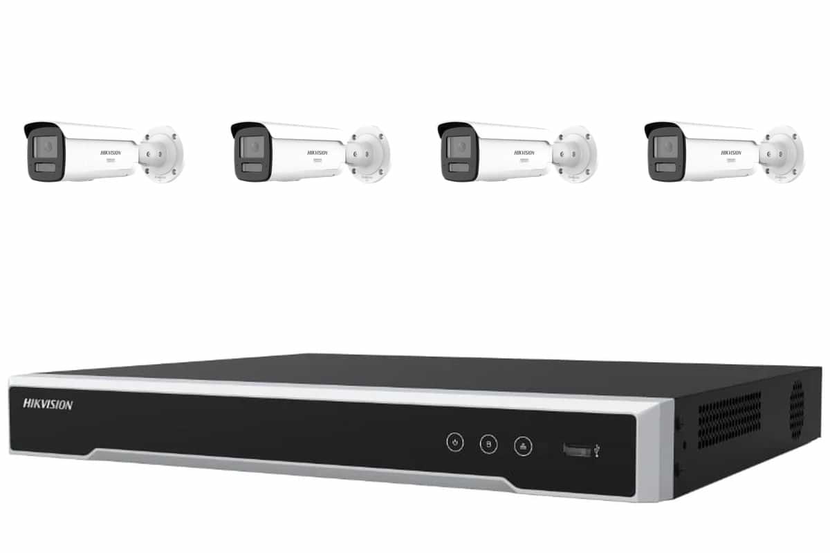 Hikvision 6MP ColorVu 3.0 4-Camera Bullet Kit