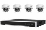 Hikvision 6MP ColorVu 3.0 4-Camera Mini Dome Kit