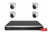 Hikvision 6MP ColorVu 3.0 Turret 4-Camera Kit | 4TB HDD Pre-Installed