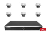 Hikvision 6MP ColorVu 3.0 Dome 6-Camera Kit | 4TB HDD Pre-Installed
