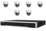 Hikvision 6MP ColorVu 3.0 6-Camera Mini Dome Kit