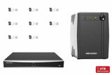 Hikvision 6MP ColorVu 3.0 Bullet 8-Camera Kit | 4TB HDD + UPS1000