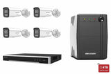 Hikvision 6MP ColorVu 3.0 Varifocal Pro Bullet 4-Camera Bullet + UPS Kit