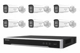 Hikvision 6MP ColorVu 3.0 Varifocal Pro Bullet 6-Camera Bullet Kit (No HDD)