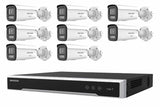Hikvision 6MP ColorVu 3.0 Varifocal Pro Bullet 8-Camera Bullet Kit (No HDD)