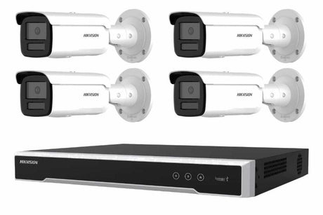 Hikvision 6MP AcuSense G2H Bullet 4-Camera + UPS Kit