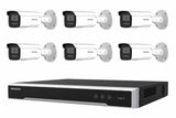 Hikvision 6MP AcuSense G2H Bullet 6-Camera Bullet Kit (No HDD)