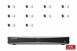 Hikvision 8MP 4K AcuSense G2H Bullet 10-Camera Kit | 4TB HDD Pre-Installed