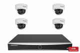 Hikvision 8MP 4K ColorVu 3.0 Varifocal Dome 4-Camera Kit | 4TB HDD Pre-Installed