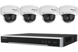 Hikvision 8MP 4K ColorVu 3.0 4-Camera Varifocal Dome Pro Kit