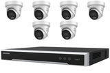 Hikvision 8MP ColorVu 3.0 Strobe & Audio 6-Camera Turret Kit