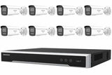 Hikvision 8MP 4K ColorVu 3.0 8-Camera Bullet Kit