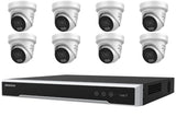 Hikvision 8MP ColorVu 3.0 Strobe & Audio 8-Camera Turret Kit