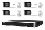 Hikvision 8MP 4K ColorVu 2.0 Bullet 4-Camera Bullet Kit (No HDD)
