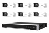 Hikvision 8MP 4K ColorVu 2.0 Bullet 6-Camera Bullet Kit (No HDD)