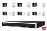 Hikvision 8MP 4K ColorVu 2.0 Bullet 6-Camera Bullet Kit