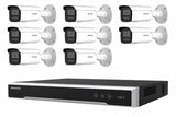Hikvision 8MP 4K AcuSense G2H Bullet 8-Camera Bullet Kit (No HDD)
