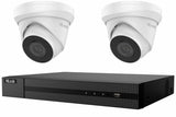 HiLook 4MP Turret 2-Camera Kit | BYO HDD