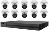 HiLook 6MP 10-Camera Commercial Turret Kit