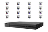 HiLook 6MP Active Deterrence Turret 16-Camera Kit | BYO HDD