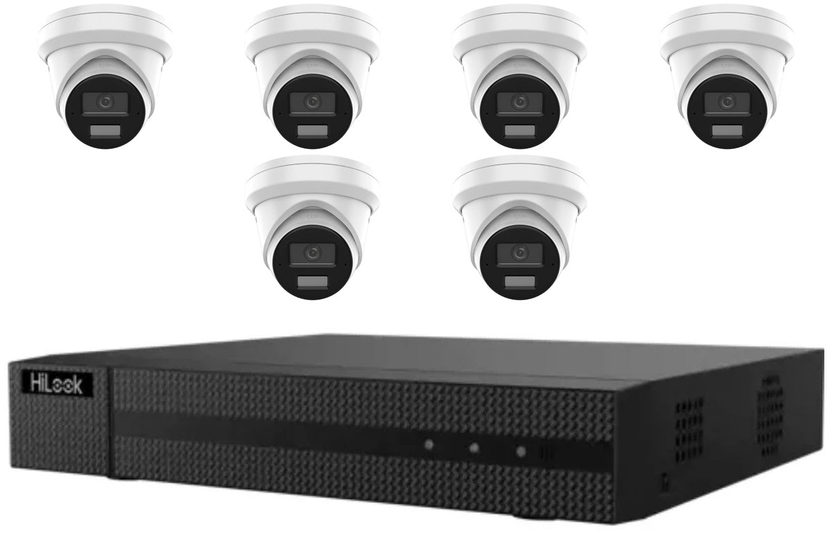 HiLook 6MP Turret 6-Camera Kit | BYO HDD