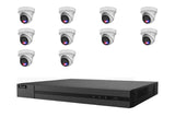 HiLook 8MP 4K Active Deterrence Turret 10-Camera Kit | BYO HDD