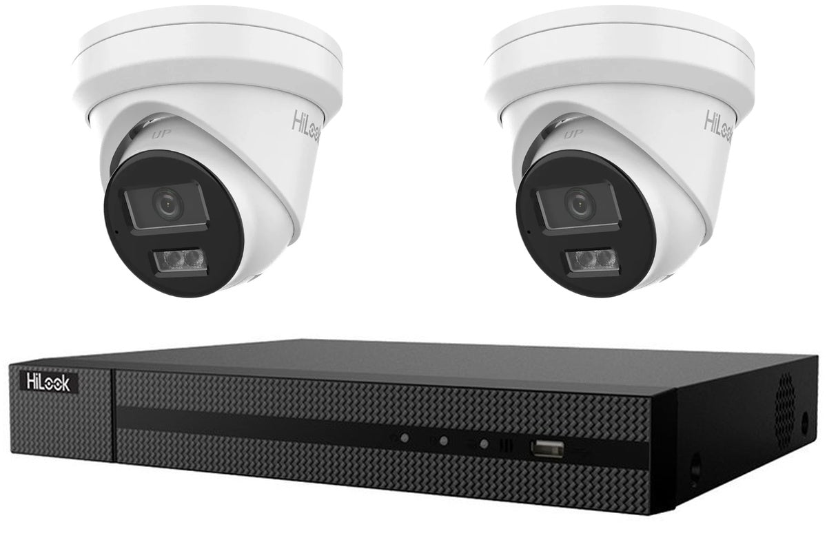 HiLook 8MP 4K Turret 2-Camera Kit | BYO HDD
