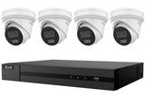HiLook 8MP 4K Turret 4-Camera Kit | BYO HDD