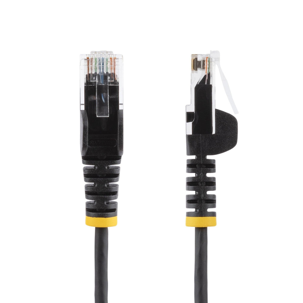 StarTech 10m Black Slim CAT6 Ethernet Cable, Snagless RJ45, UTP, LSZH, 28AWG Pure Bare Copper, Slim Network Patch Cord
