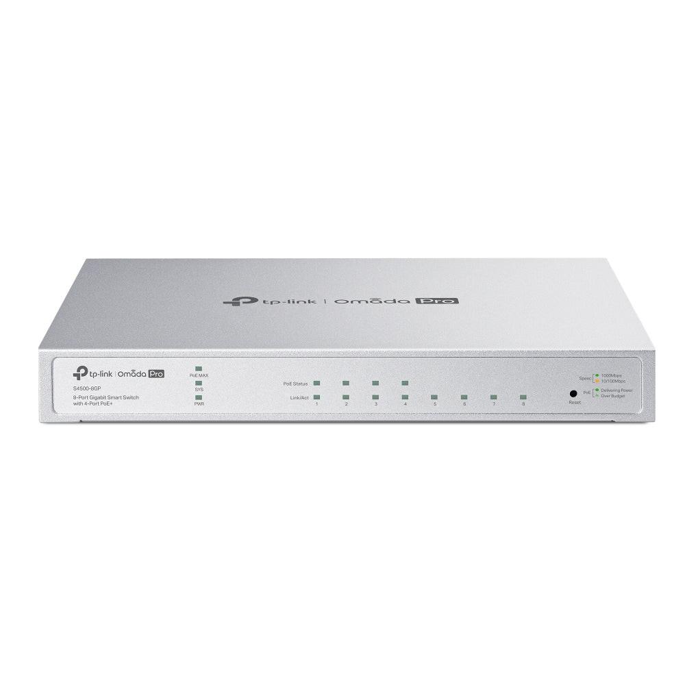 TP-Link Omada Pro S4500-8GP 8 Ports Manageable Ethernet Switch - Gigabit Ethernet - 10/100/1000Base-T